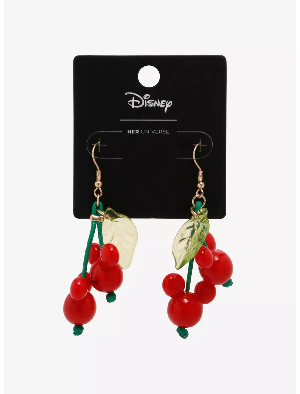 Her Universe Disney Mickey Mouse Cherries Drop Earrings | Hot Topic | Hot Topic