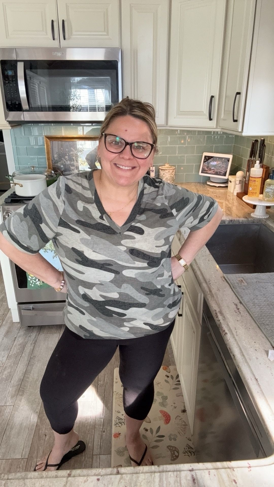 Camo top is so soft and under $20! 
You need it!