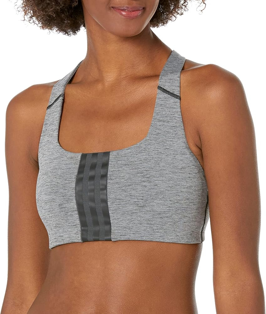 adidas Women's Training Medium Support Better 3-Stripes Bra | Amazon (US)
