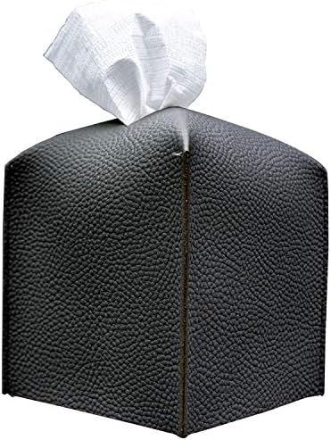 Carrotez Tissue Box Cover, [Refined] Modern PU Leather Square Tissue Box Holder - Decorative Holder/ | Amazon (US)