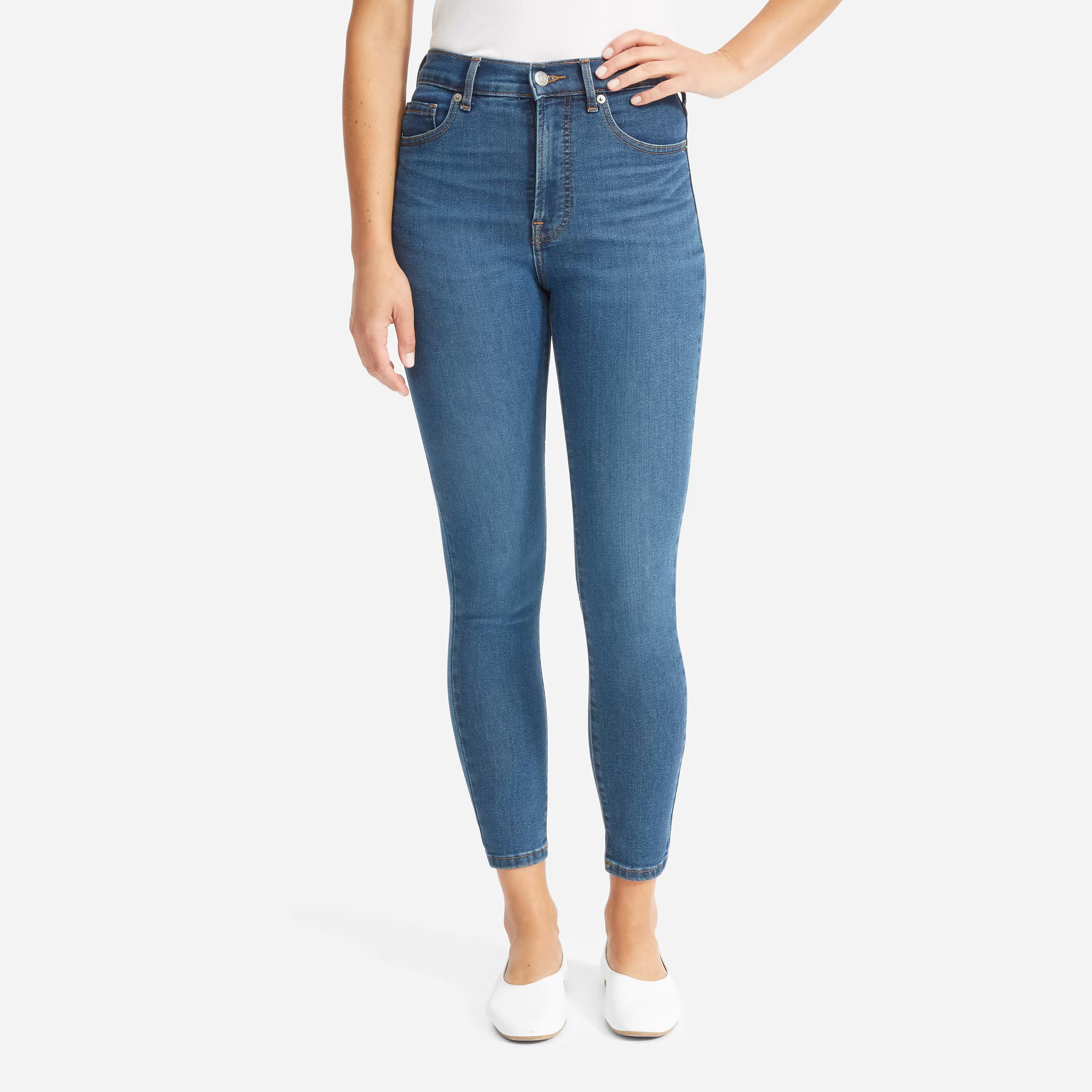 Authentic Stretch High-Rise Skinny — $68 $50 | Everlane