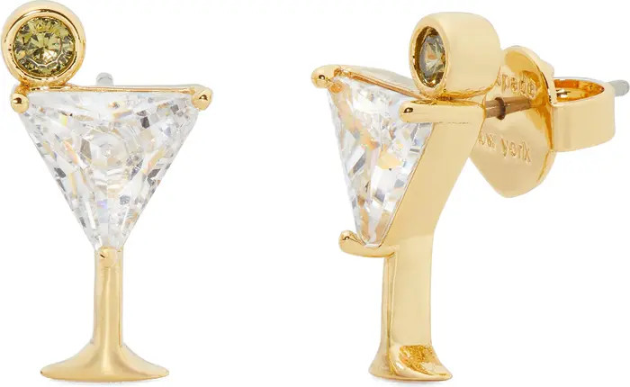 shaken or stirred martini stud earrings | Nordstrom