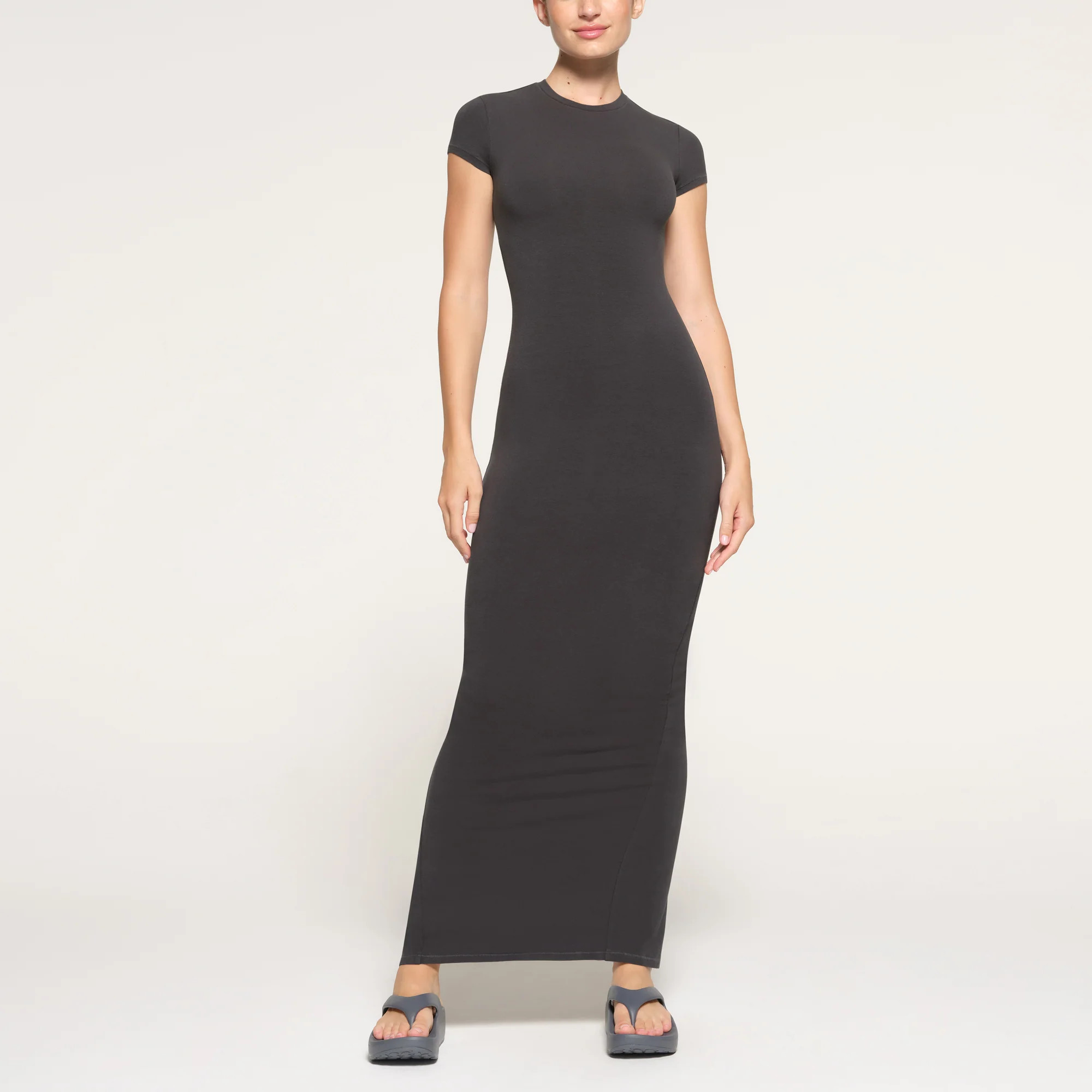SKIMS T-Shirt Long Dress | Grey | Medium | New Vintage | SKIMS (US)
