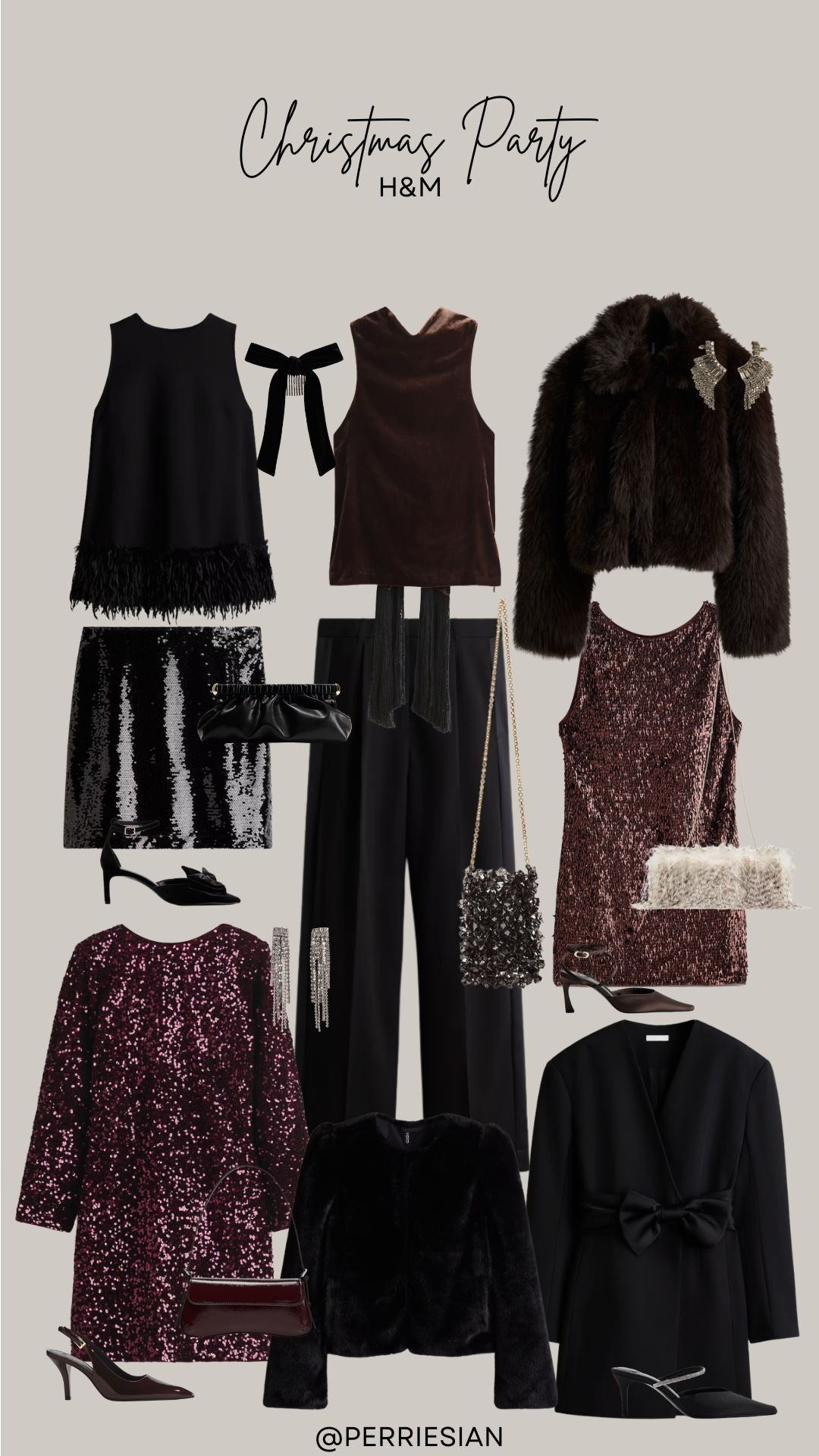 Christmas Party Outfits mostly from H&M which have 15% off Members ✨

Party wear, Party Outfit, Sequin Dress, Sequin Skirt, Faux Fur Coat, Heels, Velvet, Burgundy Brown, Christmas Party Outfit, Party Seasonn


 

#LTKwinter #LTKuk #LTKpartywear