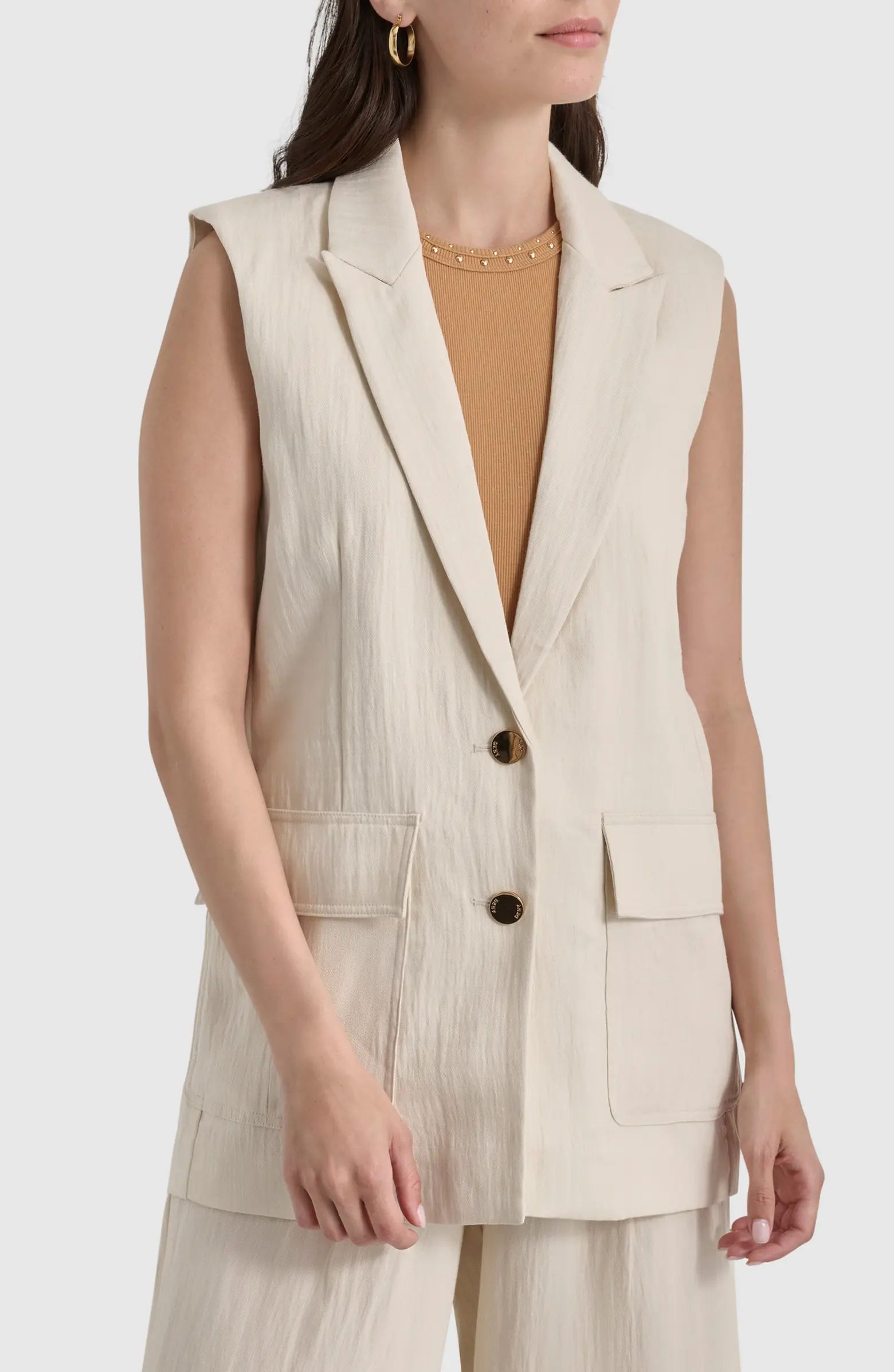 DKNY Longline Vest | Nordstrom | Nordstrom