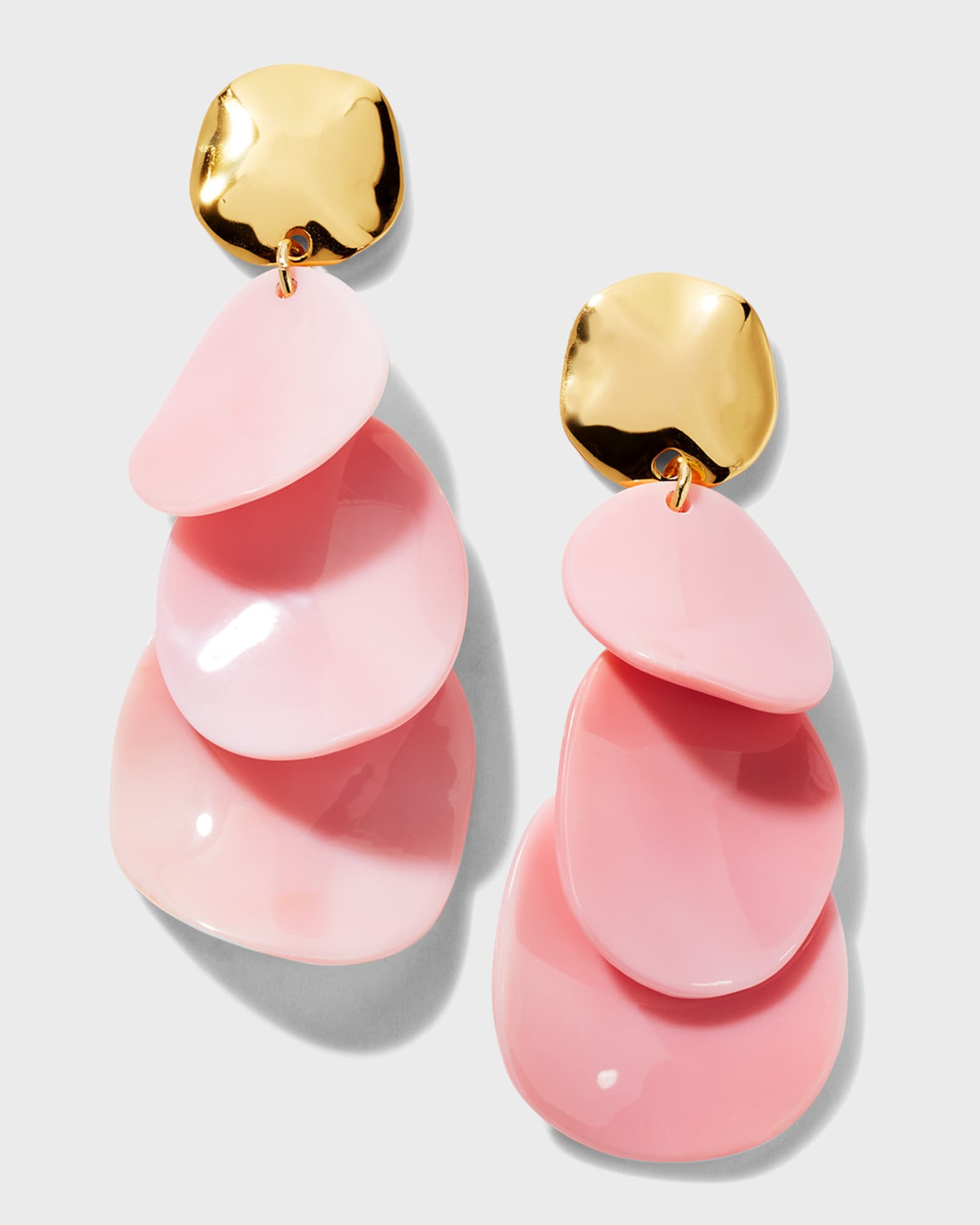Pink Conch Cascade Earrings | Neiman Marcus