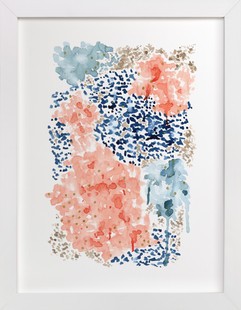 Flutter Watercolor Art Print | Minted