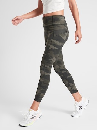 Camo Contender 7/8 Tight in Powerlift | Athleta
