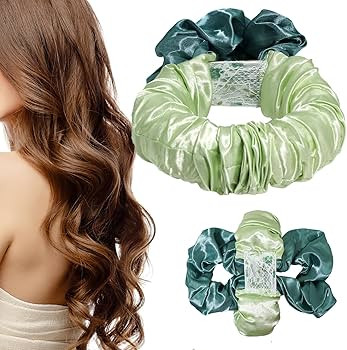 Heatless Hair Curler Overnight to Sleep In,Heatless Curling Scrunchie for Women Soft Silk Lazy Ro... | Amazon (US)