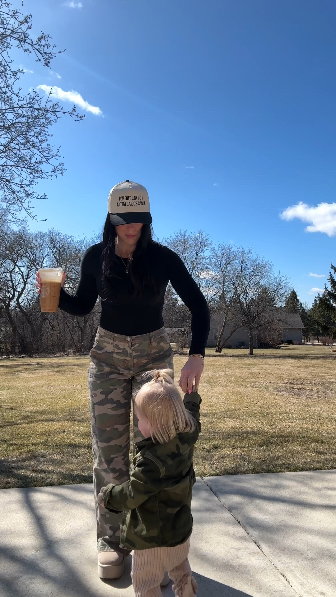 Mommy & me outfit of the day! We’re so excited for warm weather! 
Camo cargo pants, toddler girl outfit, mom and daughter matching outfit, tomboy outfit, grunge outfit, casual spring outfit idea, Target pants

#LTKFindsUnder50 #LTKBaby #LTKStyleTip