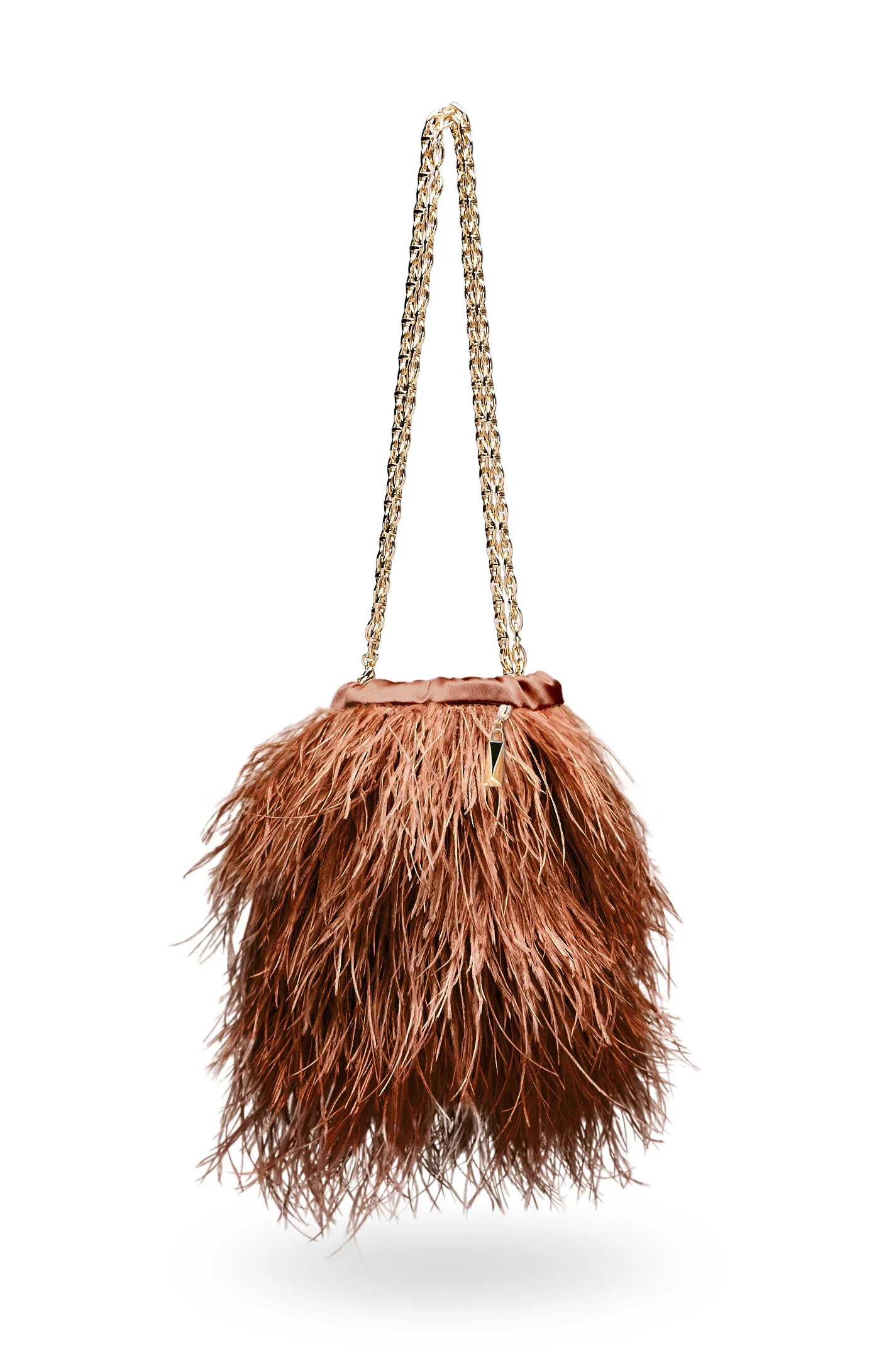 FEATHER BUCKET BAG - ALMOND - Scanlan Theodore | Scanlan Theodore