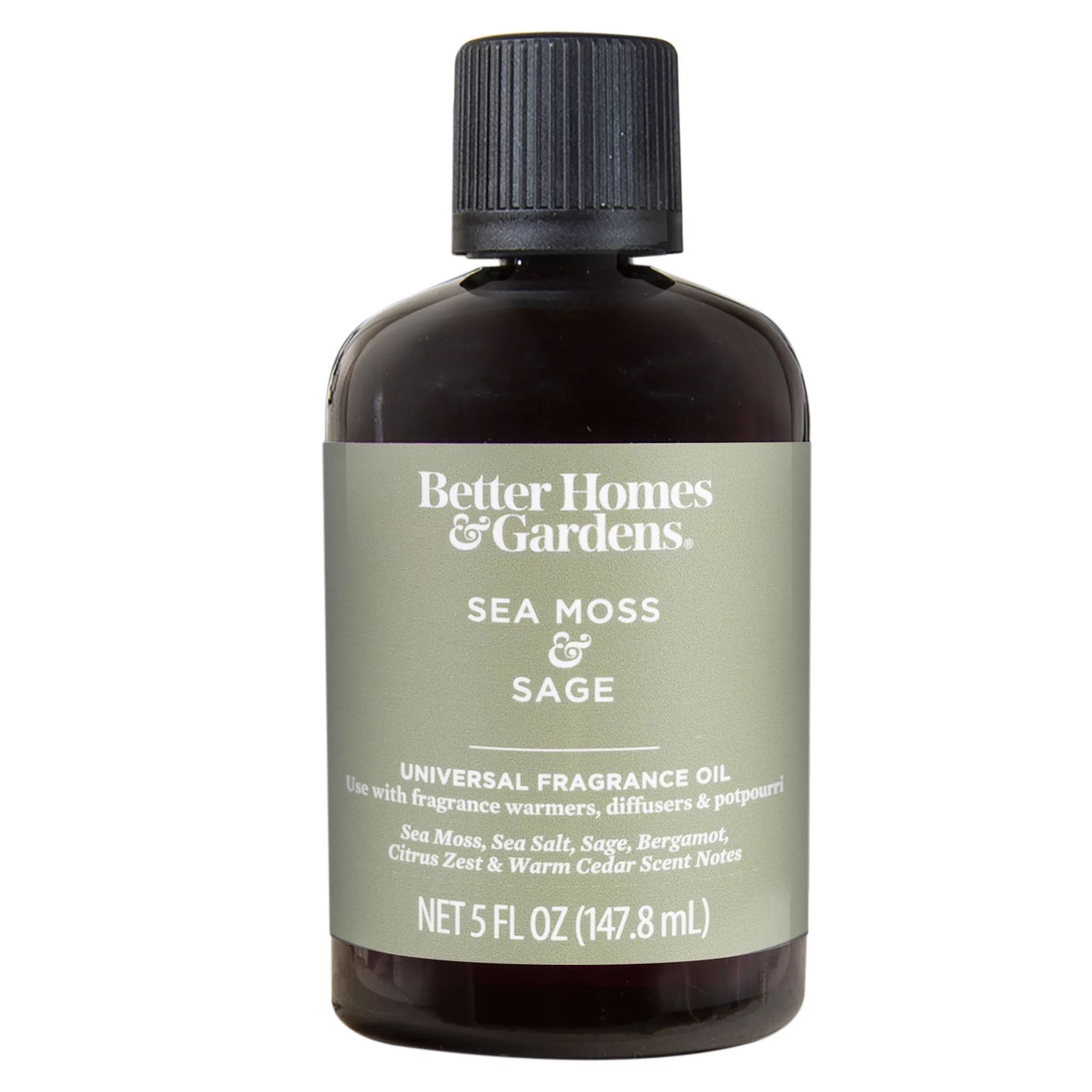 Better Homes & Gardens Universal Fragrance Oil, Sea Moss & Sage Scented, 5 fl oz, for use with Fr... | Walmart (US)