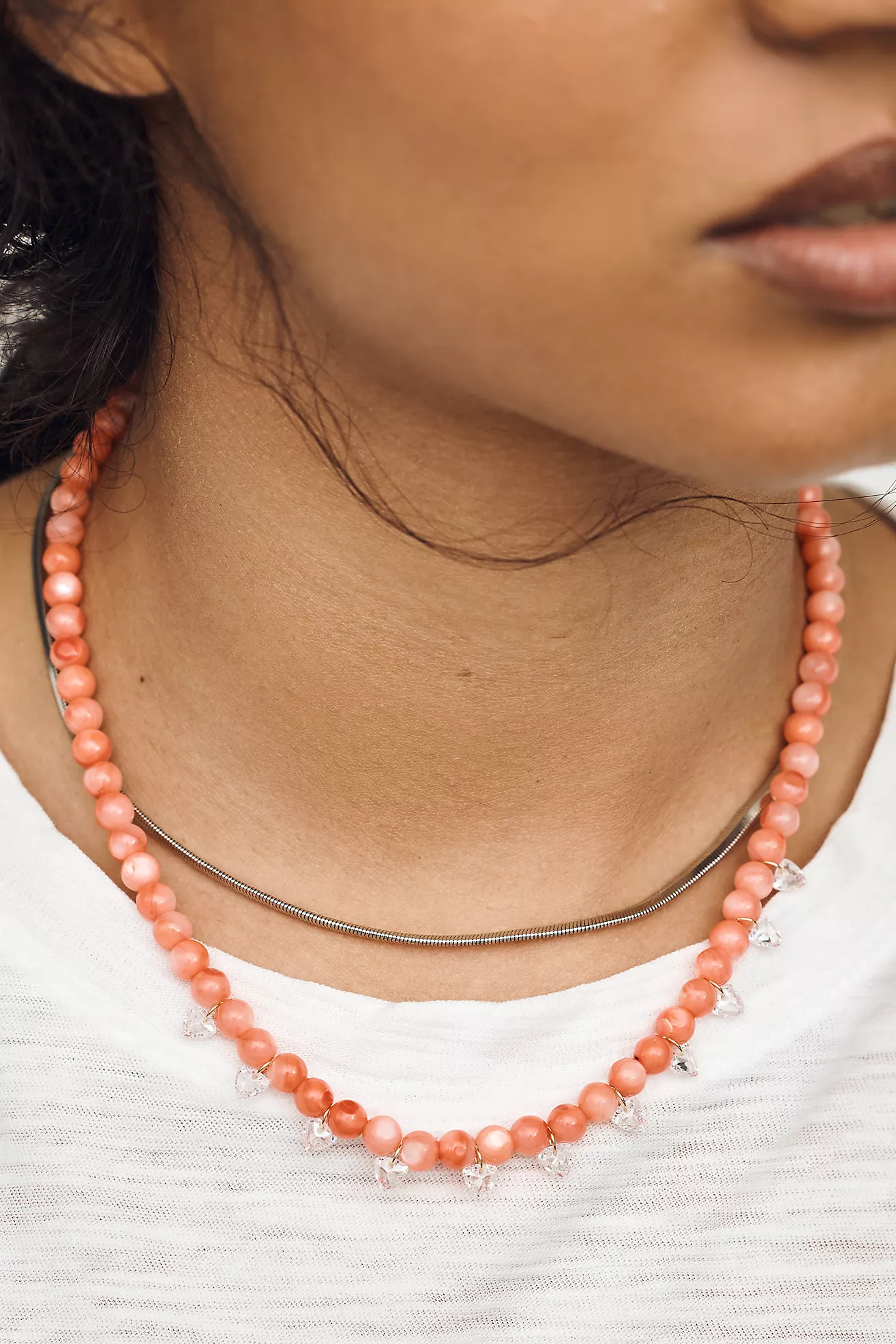 Beaded Crystal Necklace | Anthropologie (US)