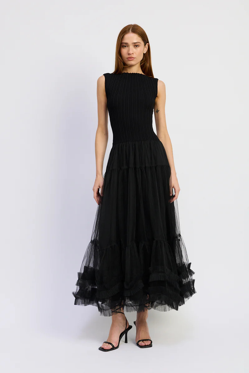 Darcy Mixed Media Dress | En Saison