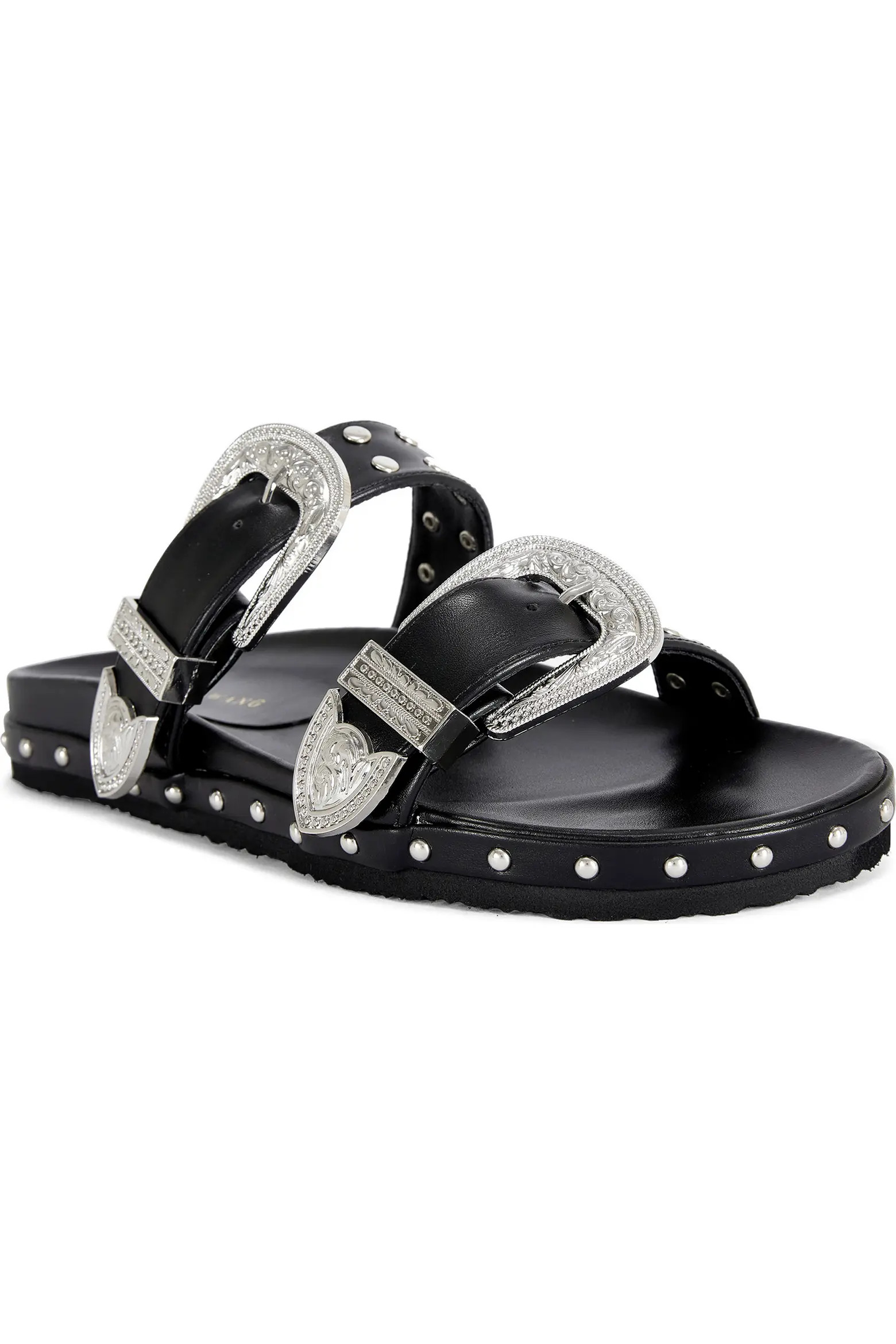 Tegan Studded Two-Strap Sandal (Women) | Nordstrom | Nordstrom