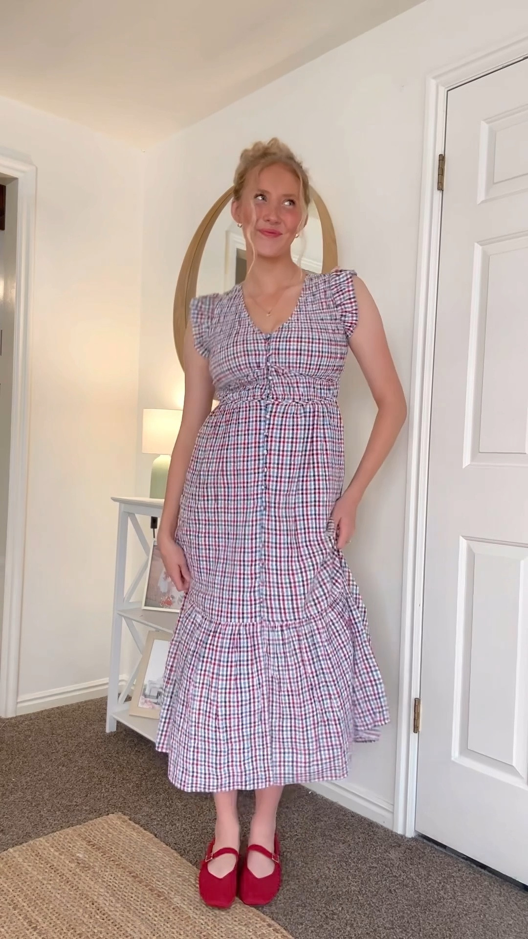 This is the PERFECT summer dress for the 4th of July !!  😍🇺🇸 Use code “emreeCTS” to save $$ 🥰

#4thofJuly #USA #summerdresses #gingham #plaid #redwhiteandblue #patriotic #sale #discountcode #garmentfriendly

#LTKStyleTip #LTKWedding #LTKSummerEdit