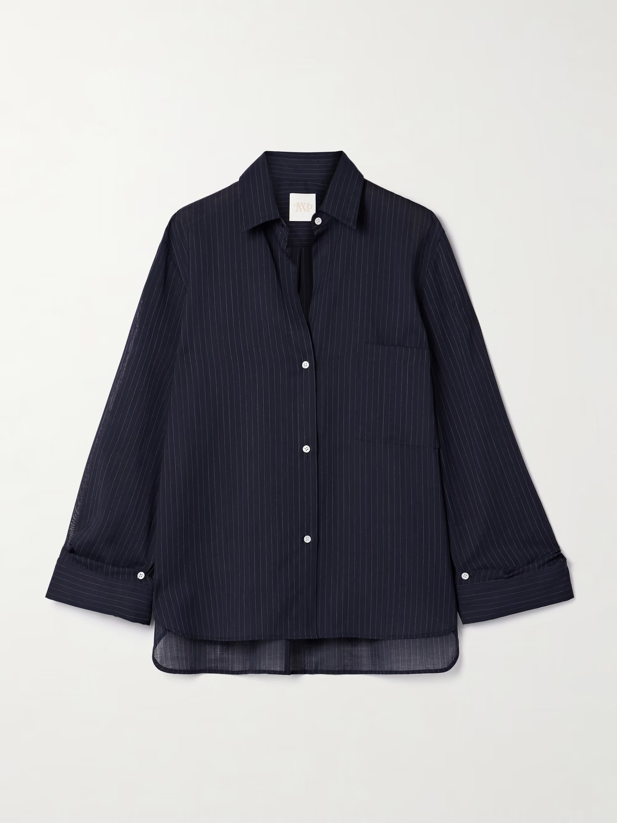 Next Morning pinstriped cotton shirt | NET-A-PORTER APAC