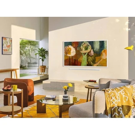 Samsung 55-Inch Modern Teak The Frame LS03D QLED 4K Smart TV Bundle, Quantum HDR, Art Mode, Slim Fit Wall Mount, Alexa Built-in w/Bezel, AUX HDMI Cable, CPS 24-Month Protection, Streaming Bundle | Walmart (US)