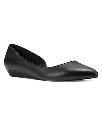 Women's Saige D'orsay Pointy Toe Slip-on Flats | Macys (US)