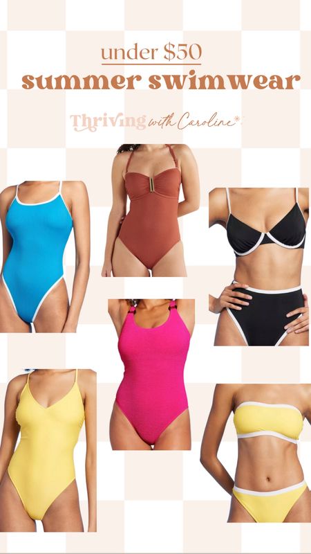 Summer swimwear under $50! 

#LTKSwim #LTKSeasonal #LTKStyleTip
