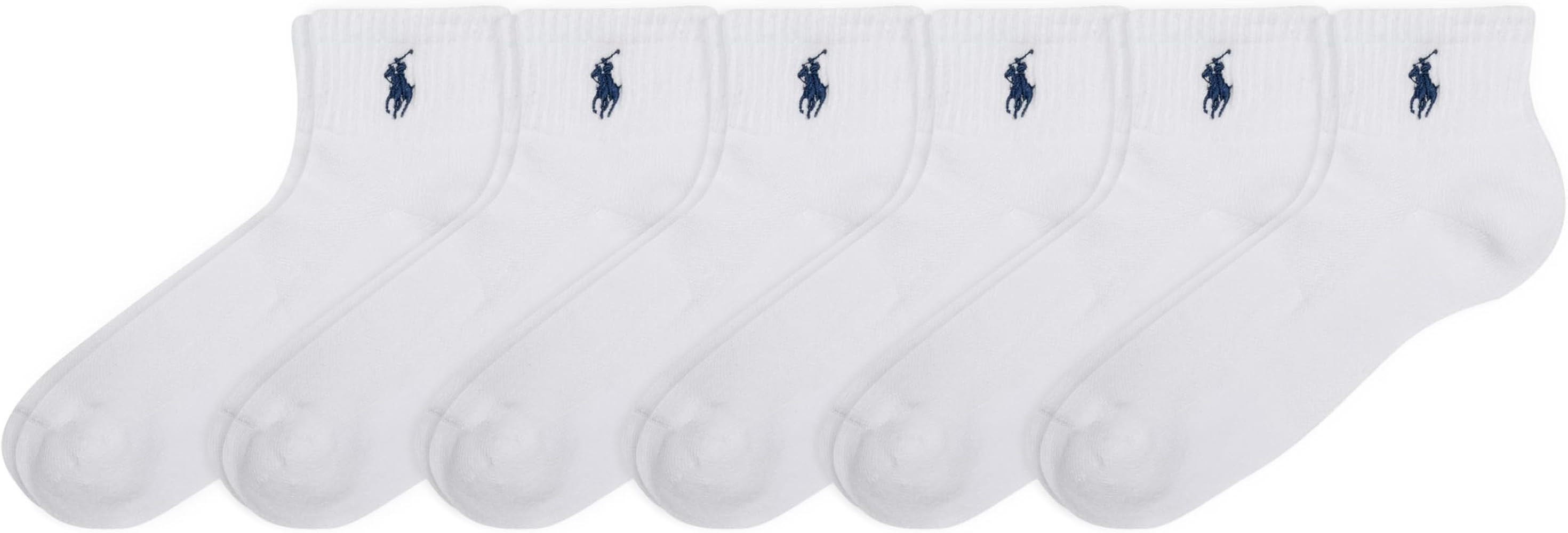 POLO RALPH LAUREN womens Performance Cotton Ankle Socks - 6 Pair Pack - Breathable Mesh & Sport C... | Amazon (US)