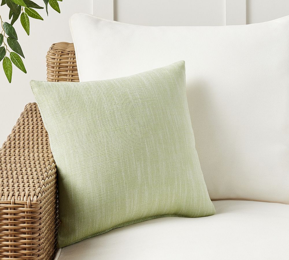 Performance Slub Outdoor Pillow | Pottery Barn (US)