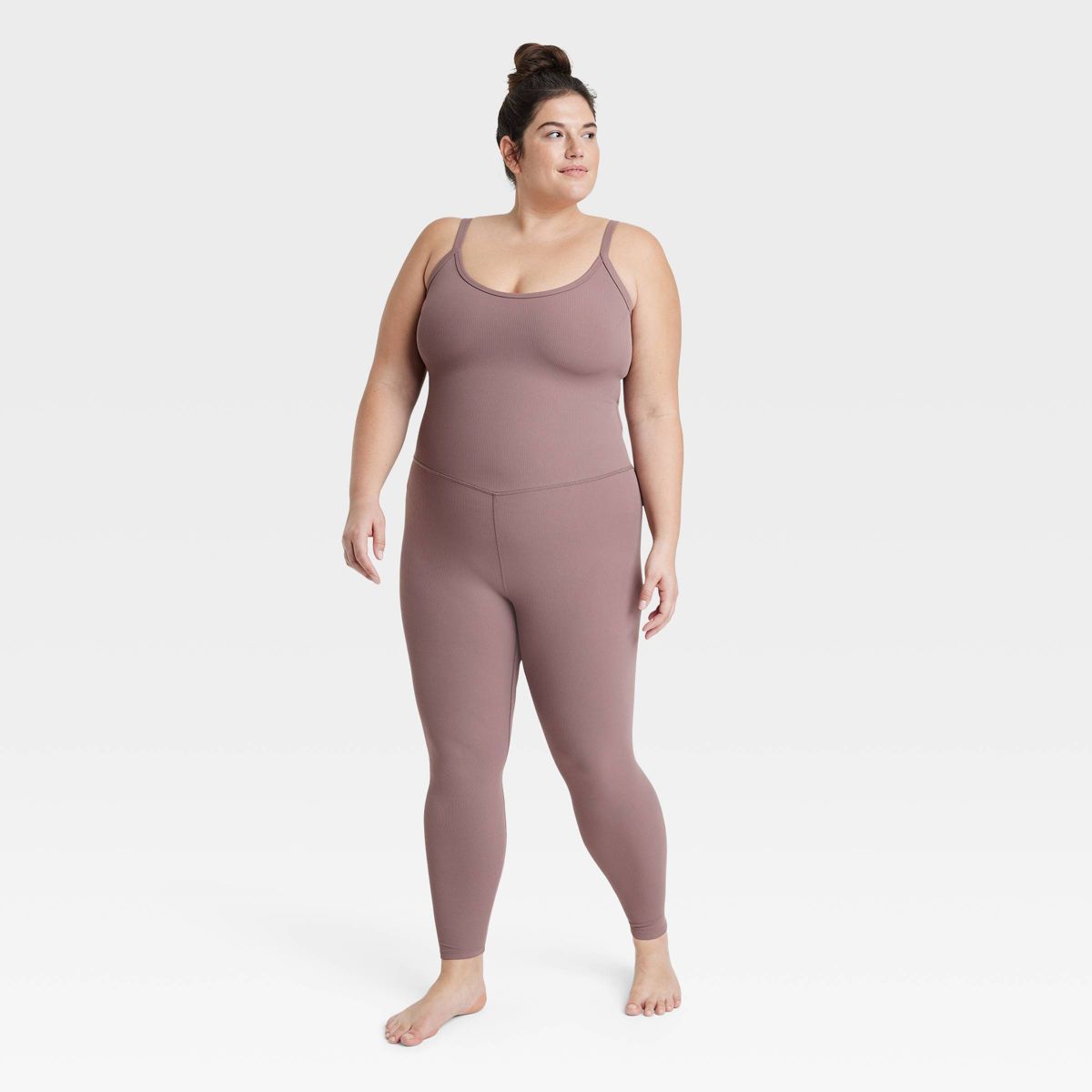 Women's Rib Full Length Bodysuit - All In Motion™ | Target