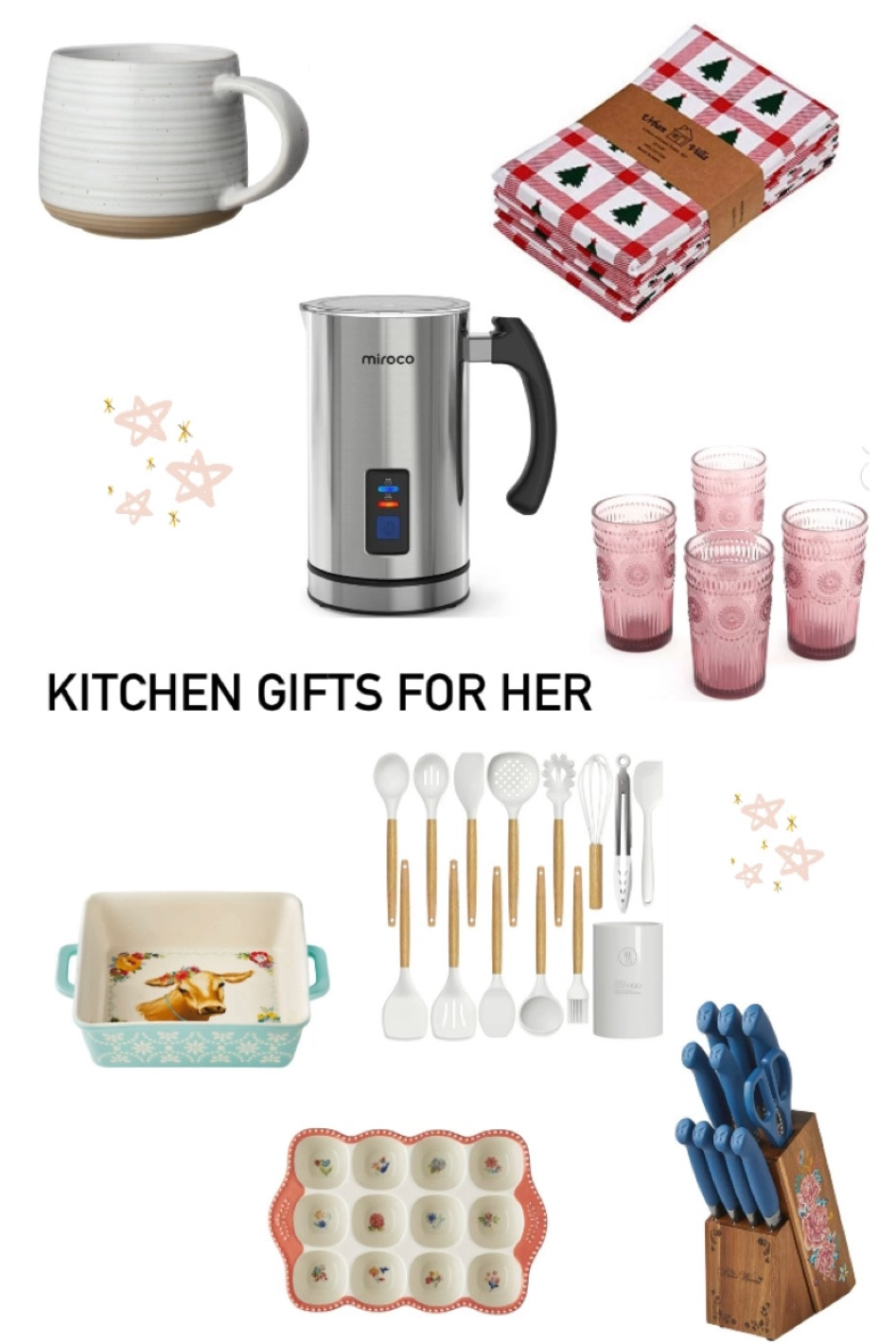 The perfect gifts for the woman who loves being in the kitchen  

#LTKGiftGuide #LTKHoliday #LTKfindsunder50
