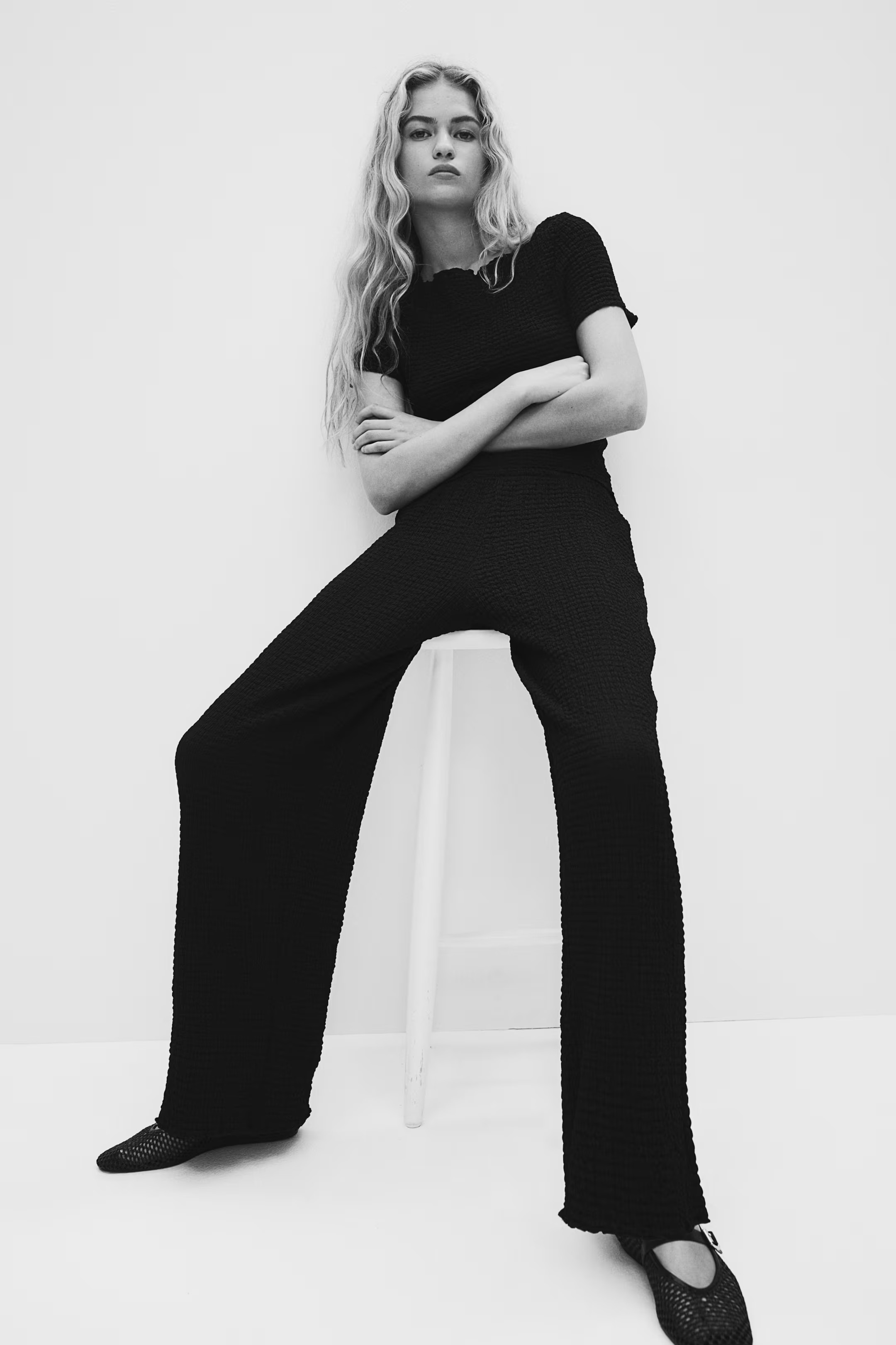 Wide Crinkled Pants | H&M (US + CA)