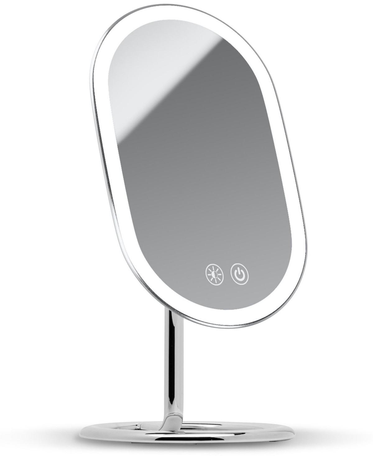 Fancii Vera Rechargeable Vanity Mirror With 3 Led Light Settings - Silver | Macy's