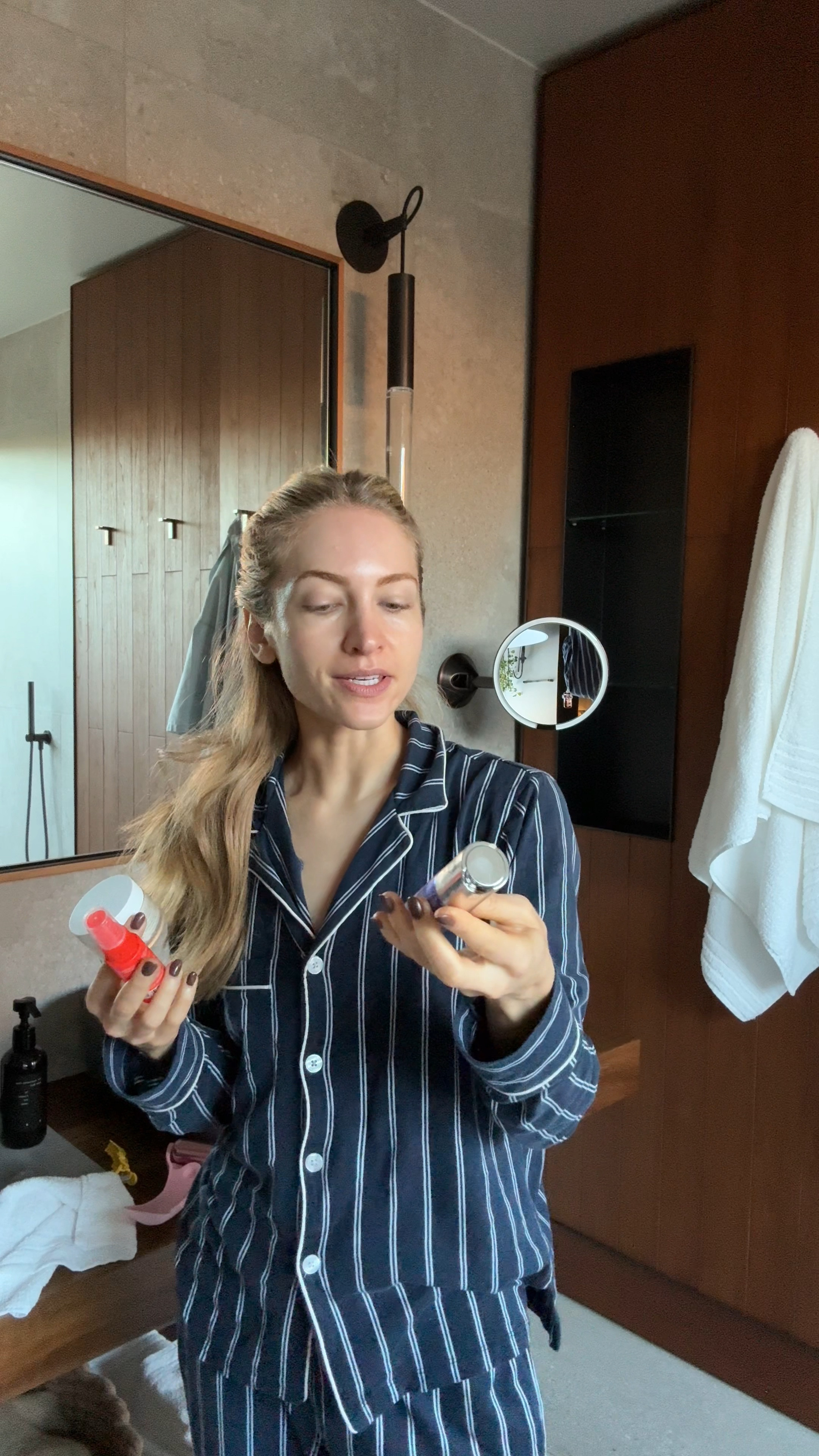 Skincare I packed for a weekend in Napa - I edited down my giant toiletry case I usually take when I check luggage and only took a few small products. Also linked the exact small toiletry case I transferred them to (the mini version of my larger one!) + my PJs

#LTKVideo #LTKBeauty #LTKTravel