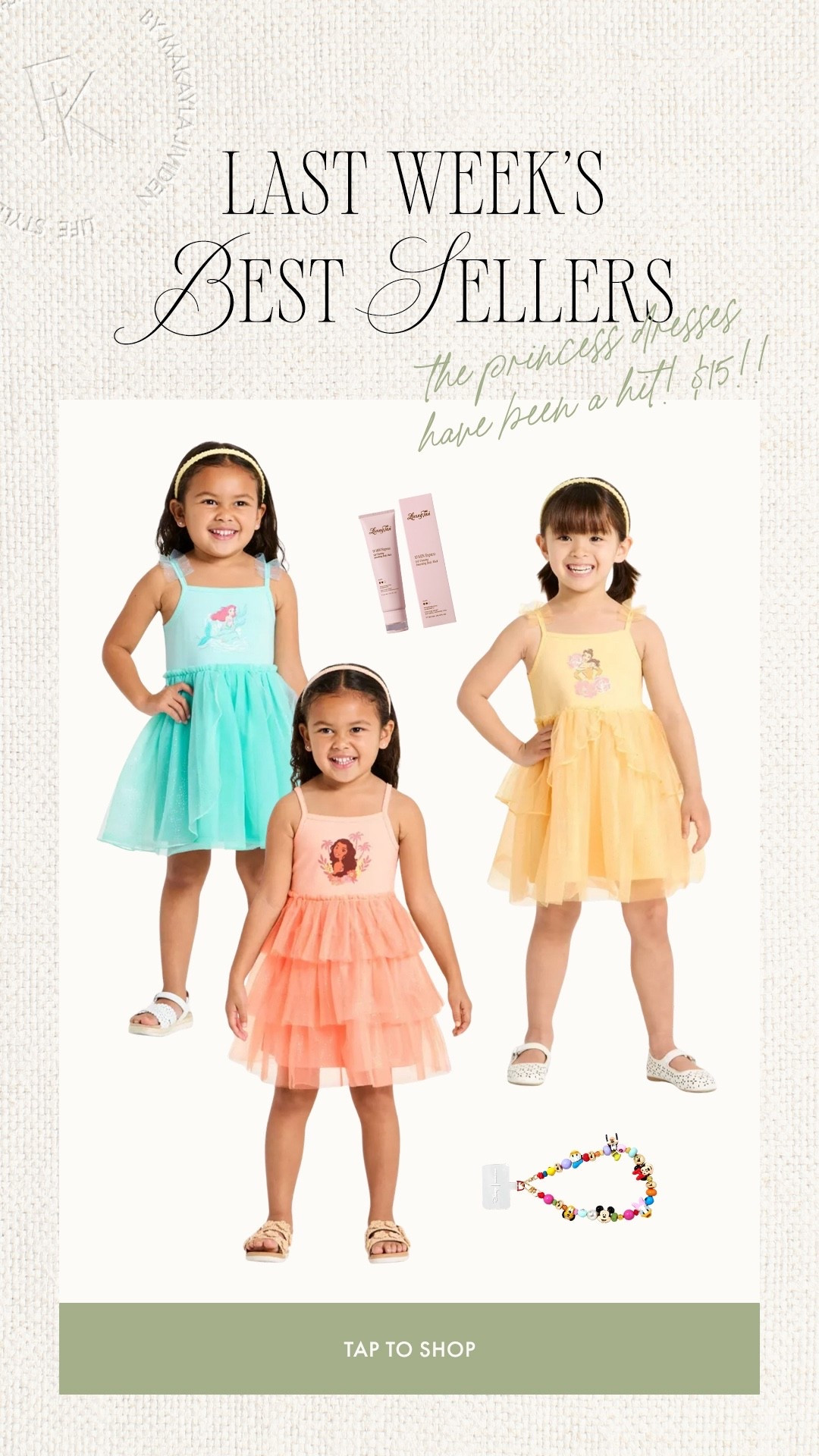 Best sellers last week. These princess dresses are a hit with yall! So cute and only $15. Also this 10-min tanner. I’m shocked it works so well but it’s a game changer!!! 👌🏼👌🏼 

#LTKKids #LTKmomlife #LTKBeauty