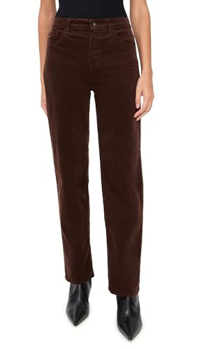 AG Adriano Goldschmied Women's Brinley Corduroy Pants, Coffee Bean, 32 | Amazon (US)