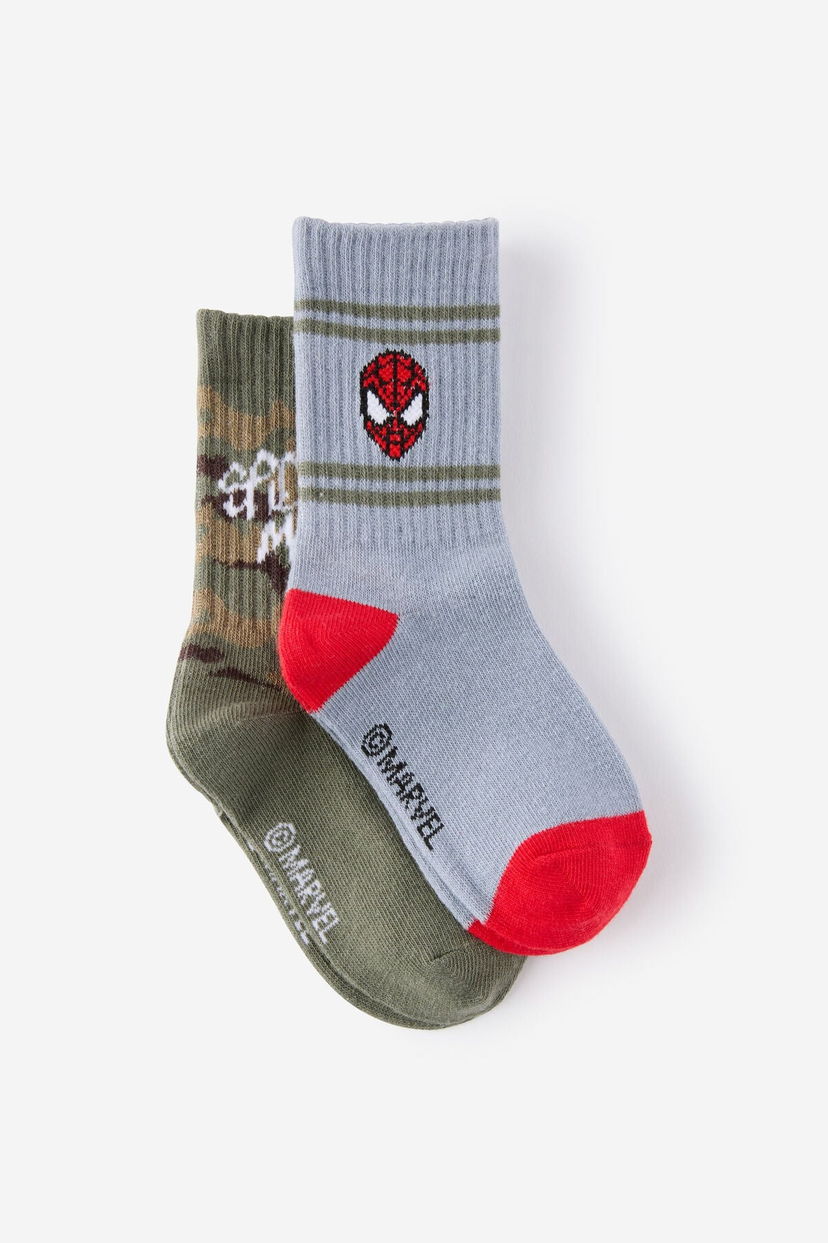 Spiderman Marvel Crew Sock 2PK | Cotton On (US)