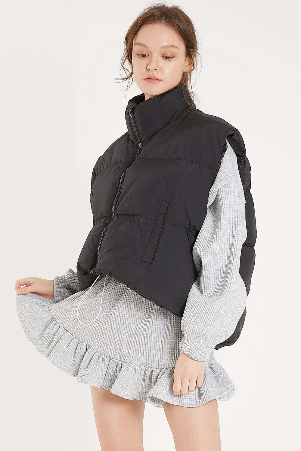 Amey Oversized Puffer Vest | Storets (Global)