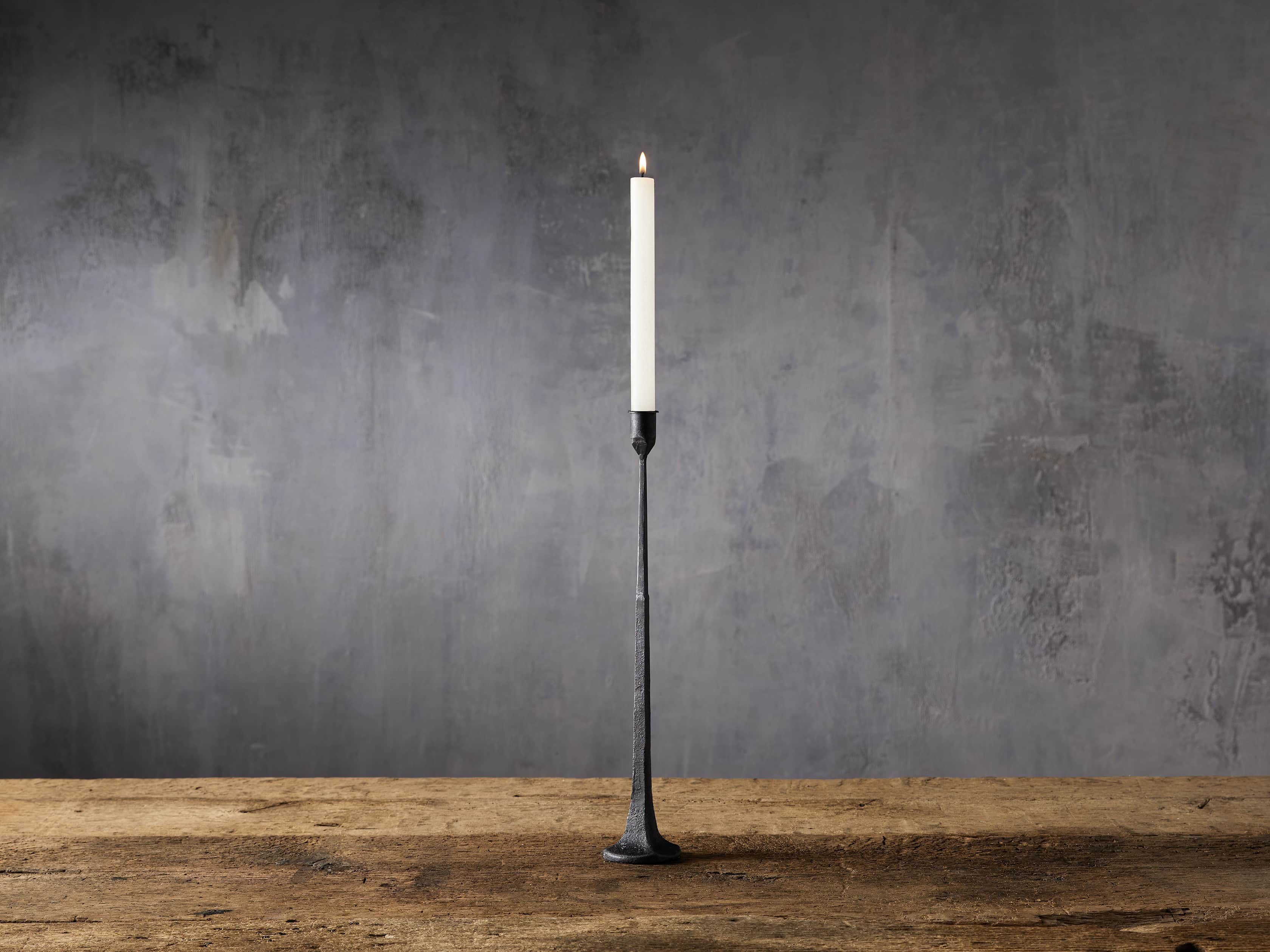 Cast Iron Taper Candle Holder | Arhaus