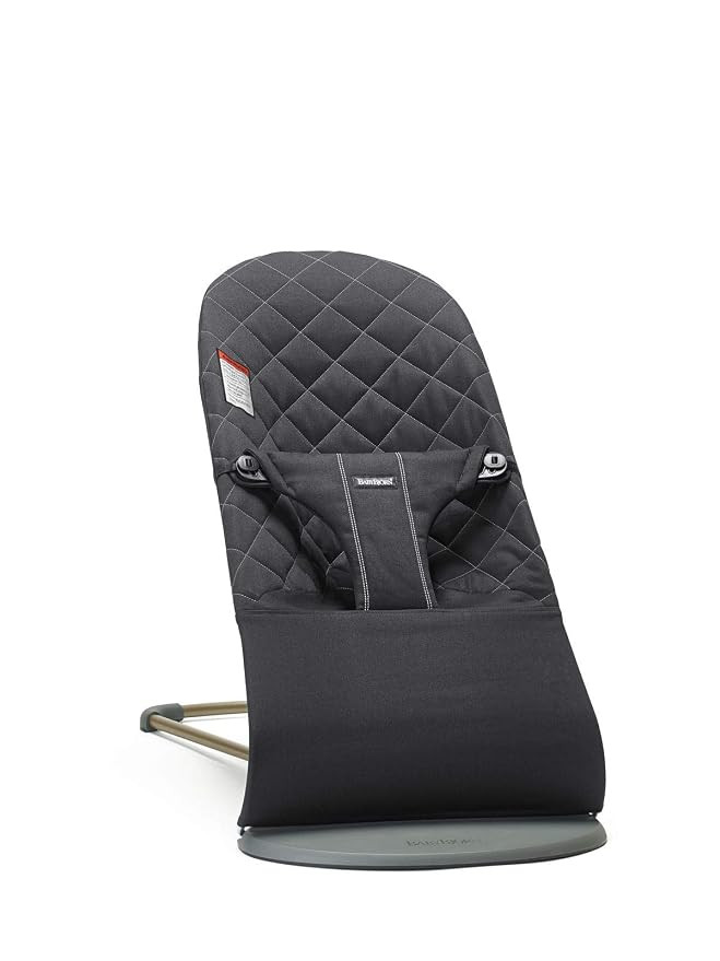 BabyBjörn Bouncer Bliss, Black, Woven, Classic Quilt | 2-in-1 Adjustable Baby Bouncer Seat and T... | Amazon (US)