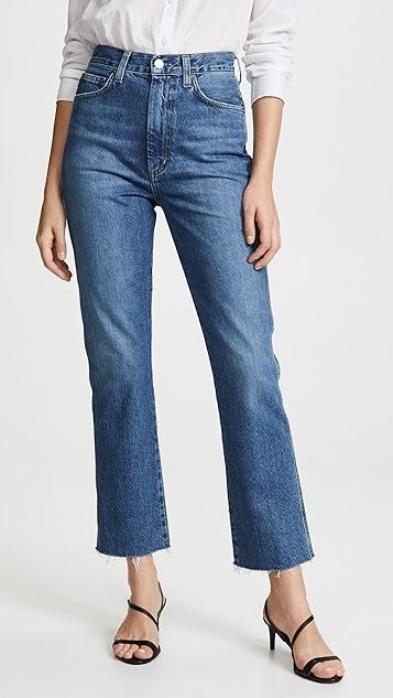 Pinch Waist High Rise Kick Jeans | Shopbop