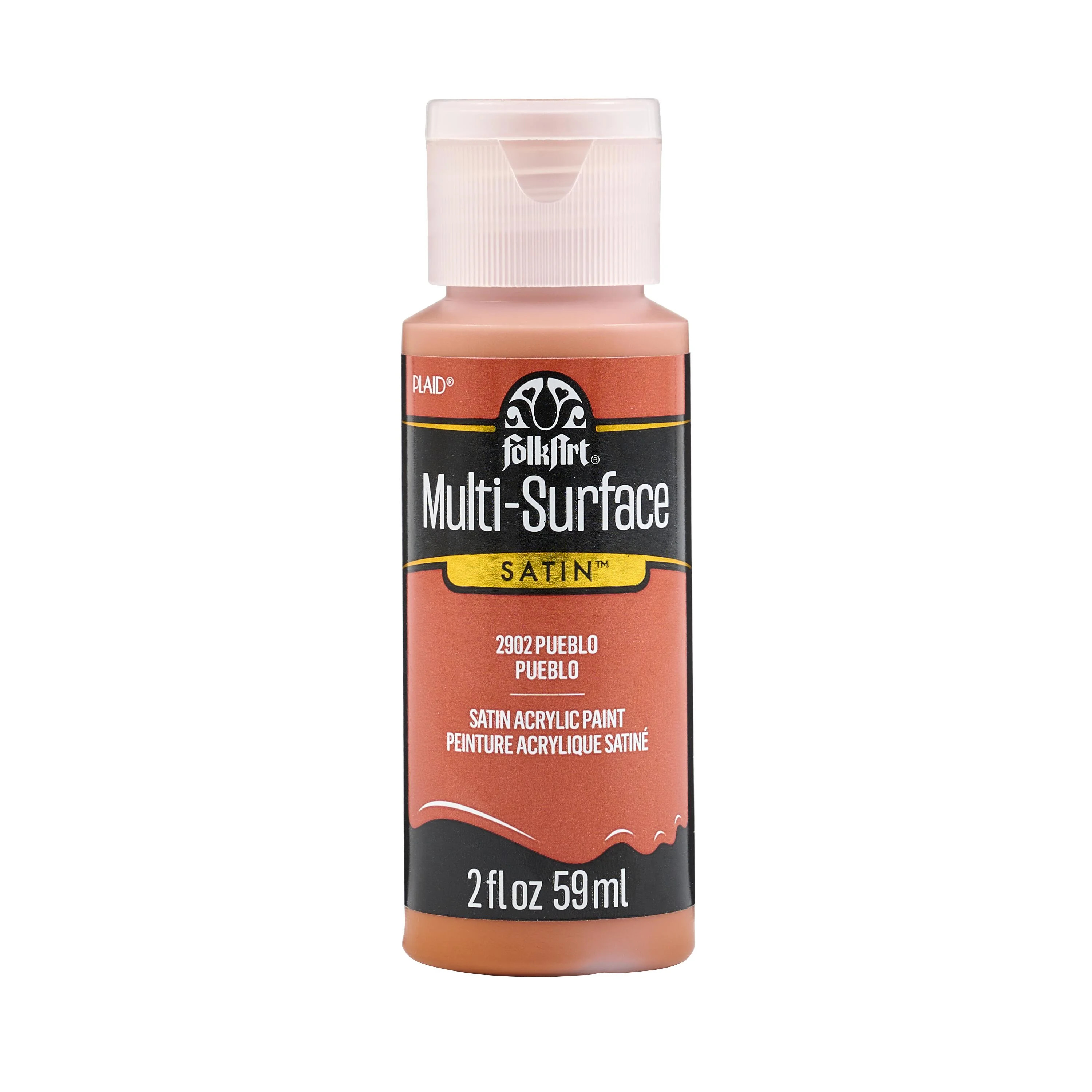 FolkArt Multi-Surface Acrylic Craft Paint, Satin Finish, Pueblo, 2 fl oz - Walmart.com | Walmart (US)