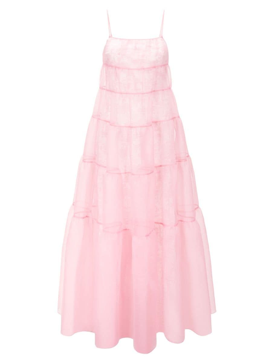 Whitley Cotton-Blend Organza Gown | Saks Fifth Avenue