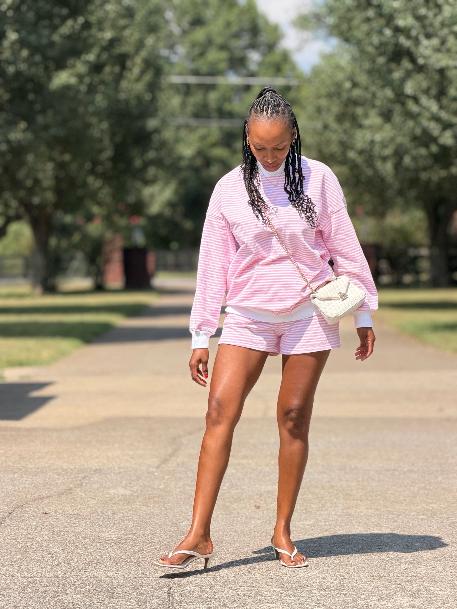 This loungewear matching short set that you can wear for everyday casual errands. 

It’s chic, comfy and true to size . Am wearing size medium

#LTKmomlife #LTKTravel #LTKActive