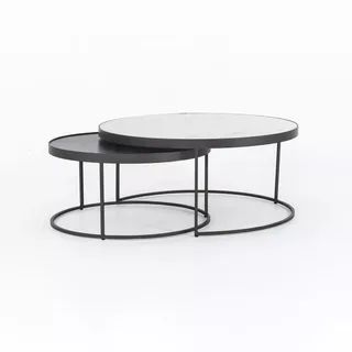 Evelyn Round Nesting Coffee Table | Scout & Nimble