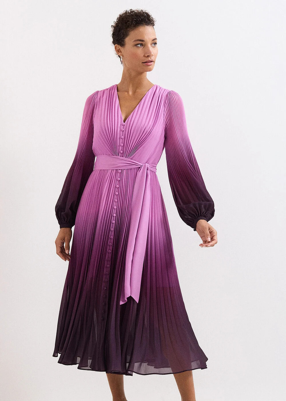 Mira Ombre Midi Dress | Phase Eight UK | | Phase Eight