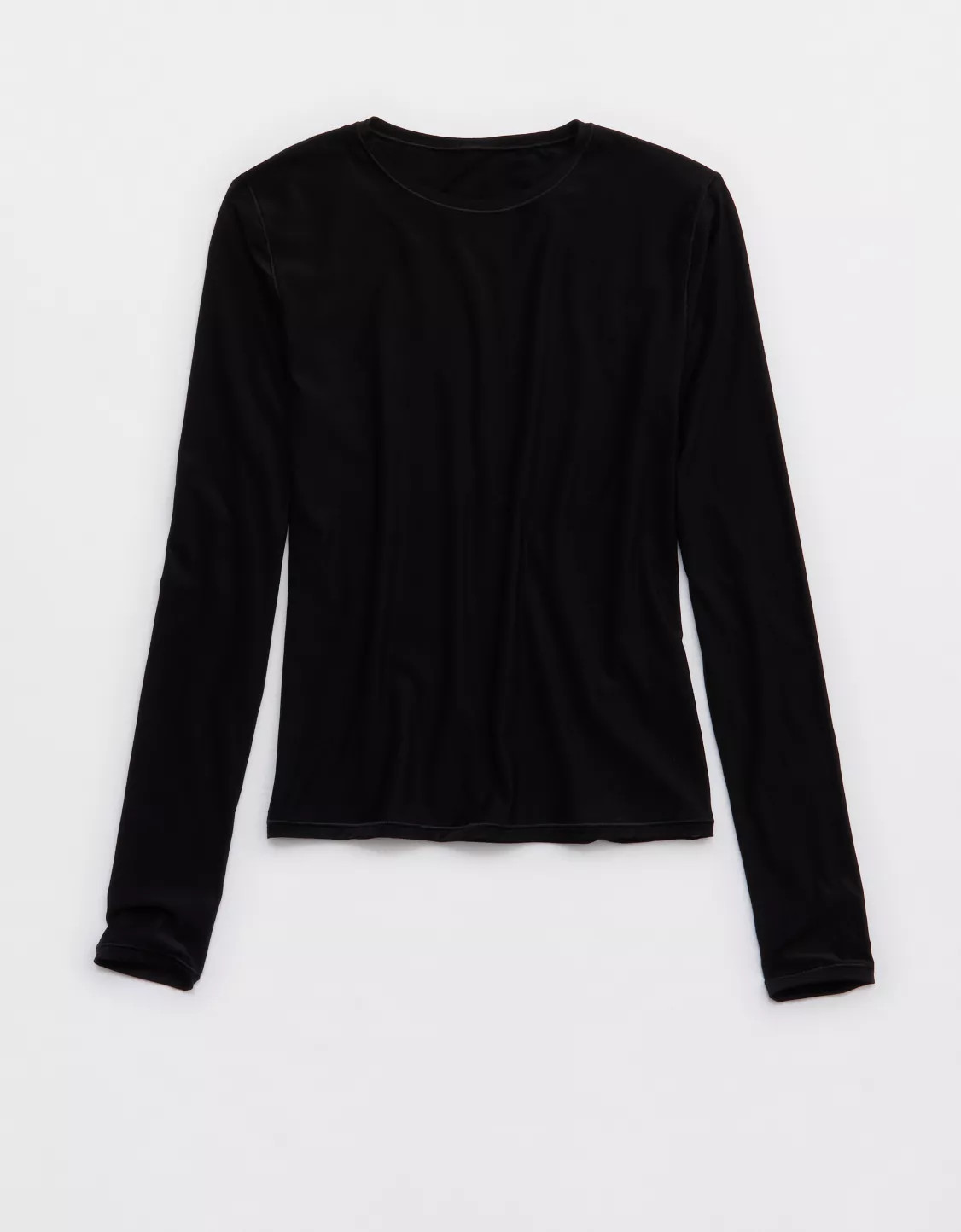 SMOOTHEZ Long Sleeve Crew T-Shirt | Aerie
