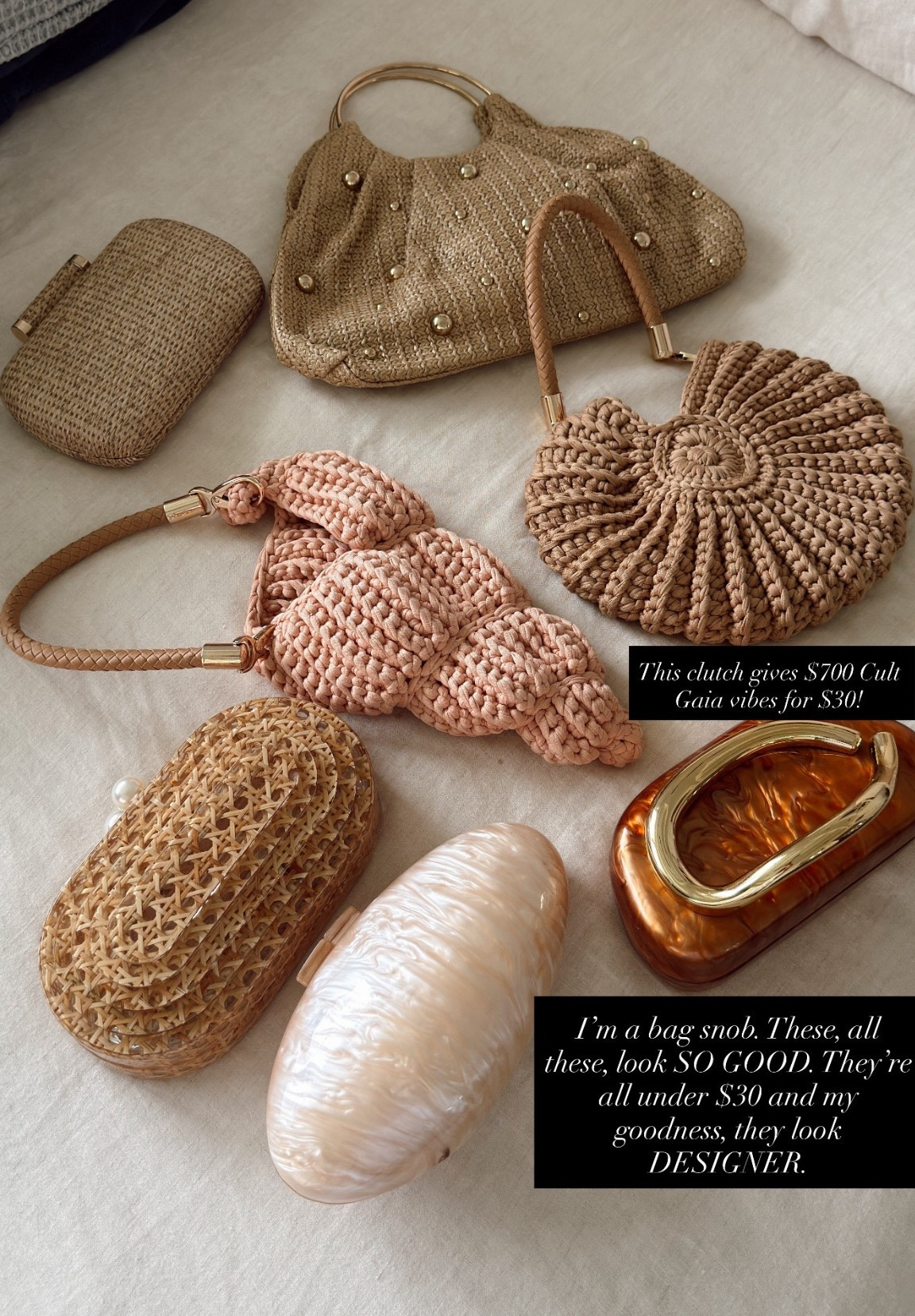 These Amazon bags are majorly giving designer vibes. They’re intricate and so well made, I promise. I looooove them. 

#LTKSeasonal #LTKTravel #LTKSwim