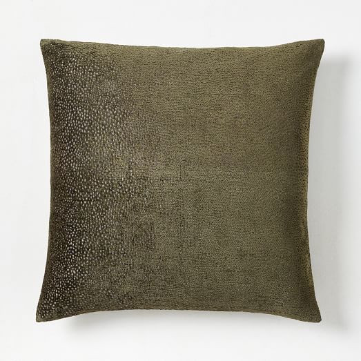 Dotted Chenille Jacquard Pillow Cover | West Elm (US)