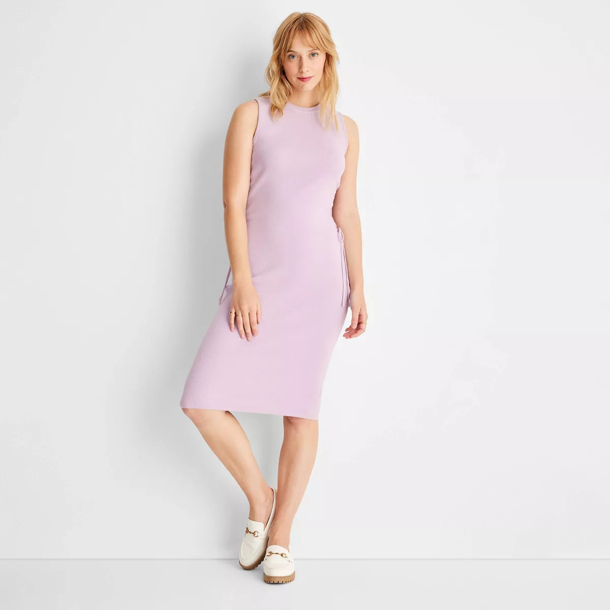 Women's Side-Tie Midi Sweater Dress - Future Collective™ with Reese Blutstein | Target