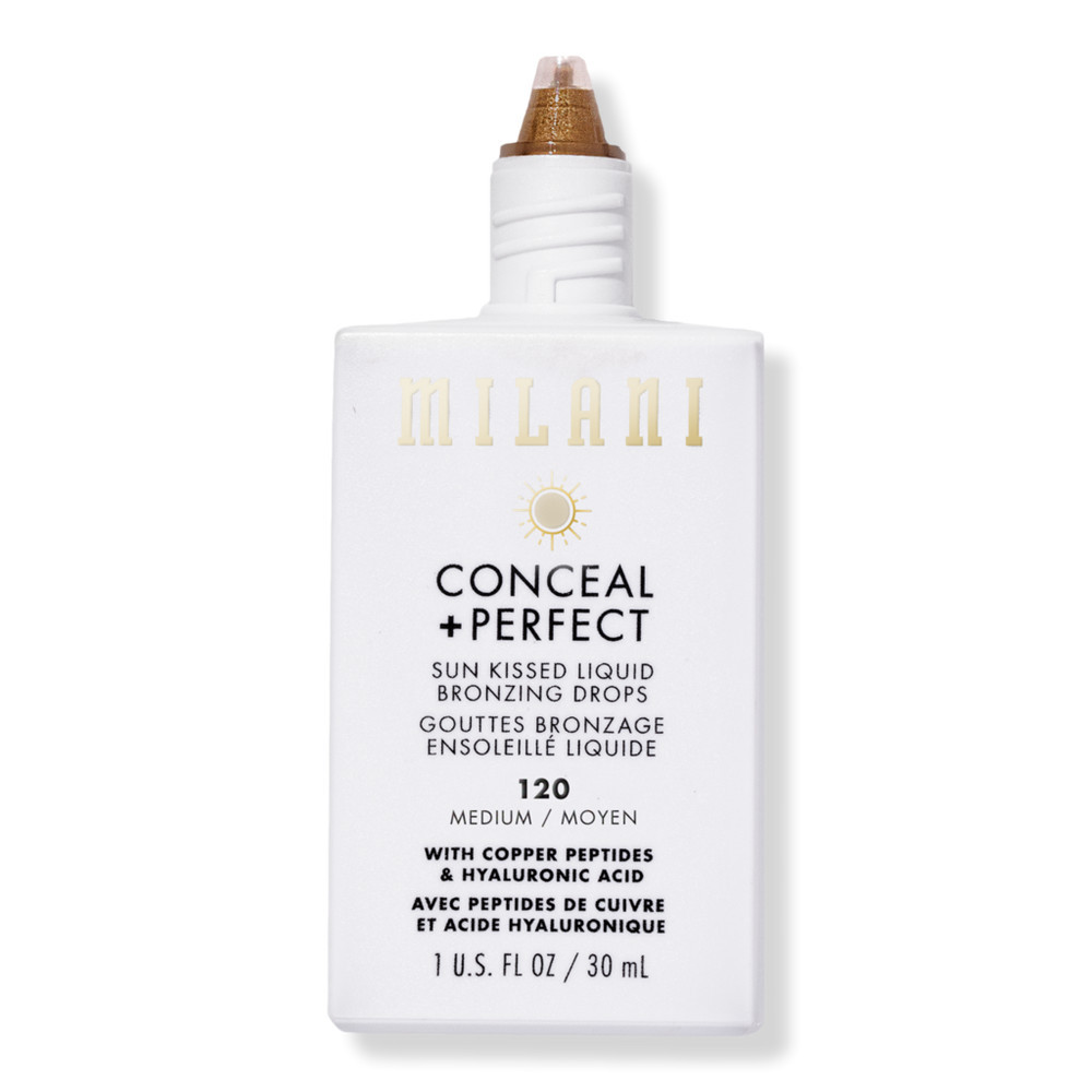 Milani Conceal + Perfect Sun Kissed Liquid Bronzing Drops - Medium | Ulta