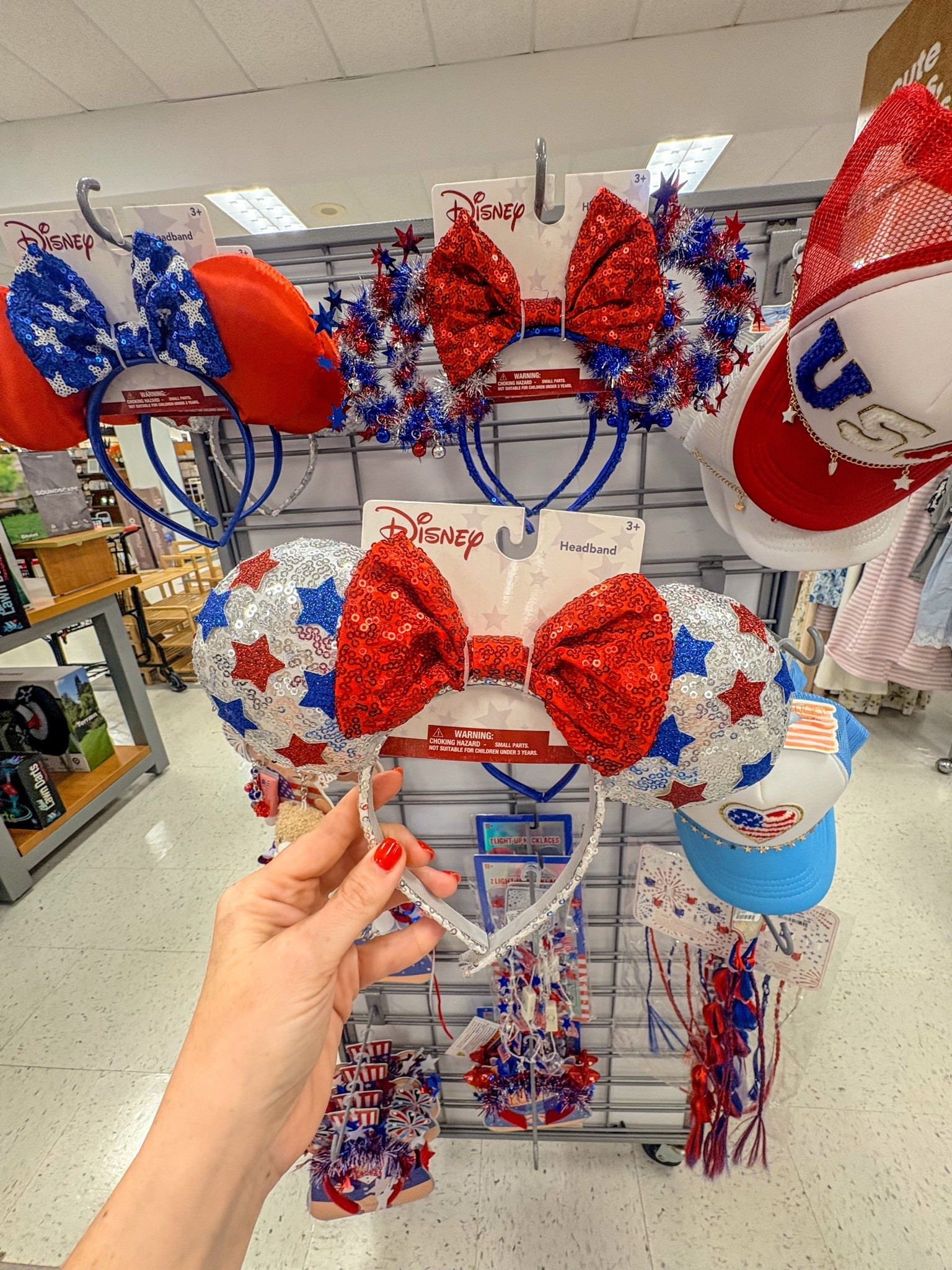 🇺🇸✨ Spotted these patriotic Disney ears at @tjmaxx  and I'm officially obsessed!

#LTKmomlife #LTKTravel #LTKSaleAlert