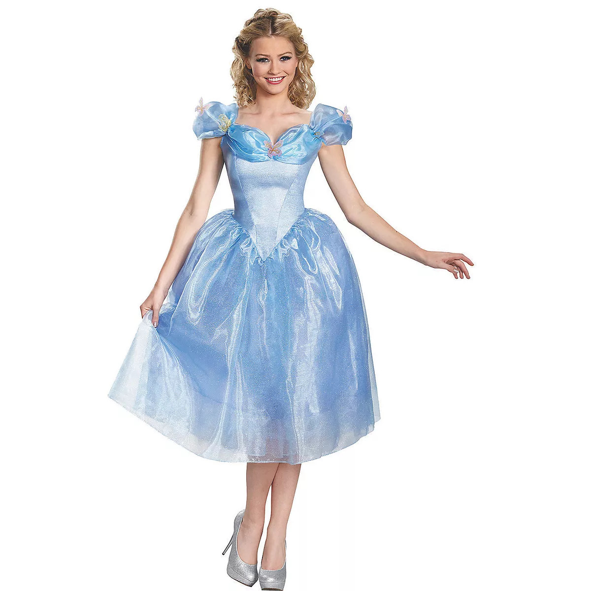 Womens Disney Cinderella Deluxe Costume - Large - Blue | Target